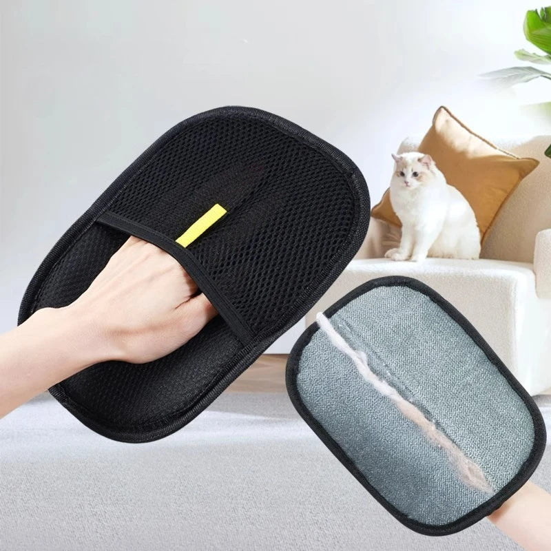 Portable Pet Hair Remover Cleaning Gloves