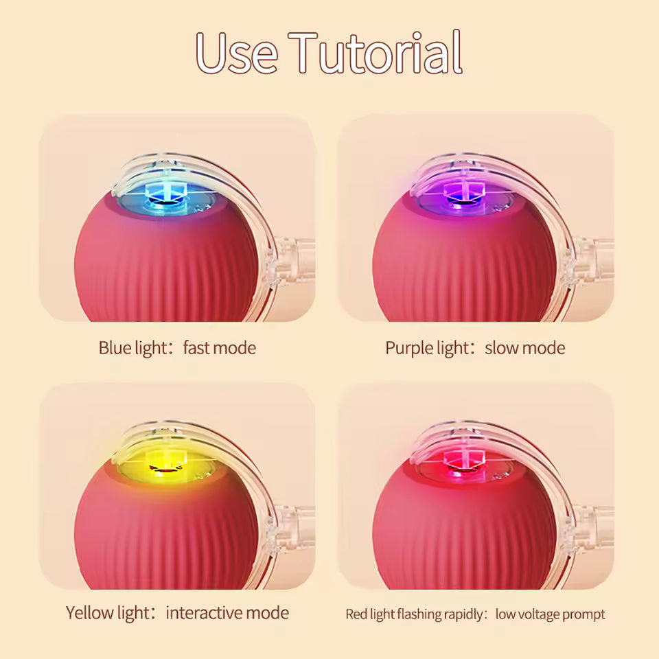 Smart Interactive Rolling Ball for Pets