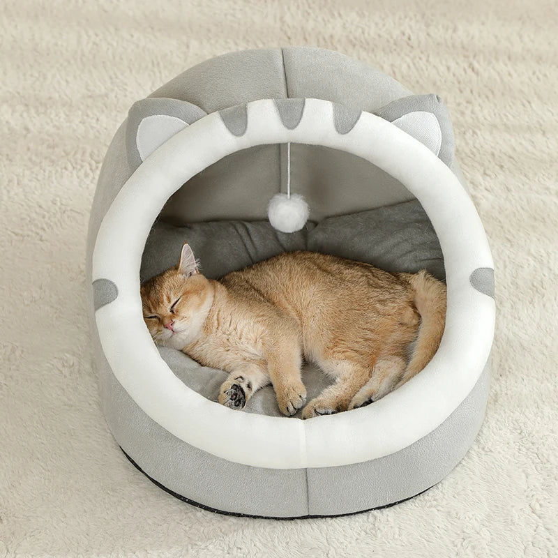 Cozy Cat Cave Bed for Pets