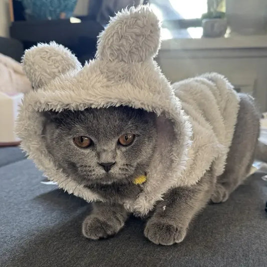 Cozy Bunny Hoodie for Cats & Dogs