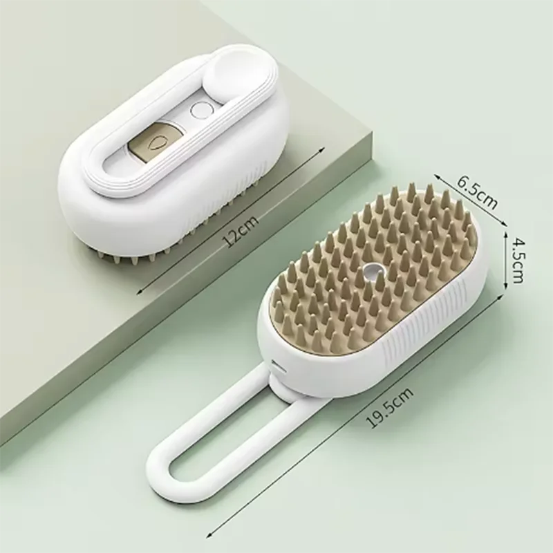 Steam Spray Rotating Pet Massage Brush