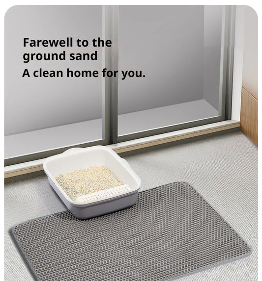 Waterproof Double-Layer Cat Litter Mat