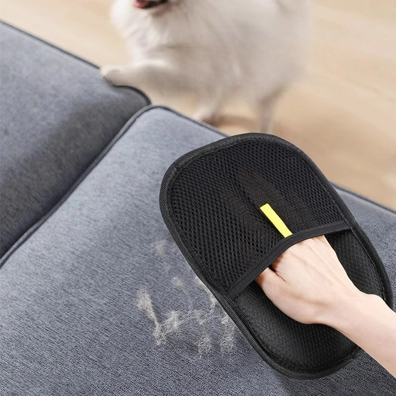Portable Pet Hair Remover Cleaning Gloves