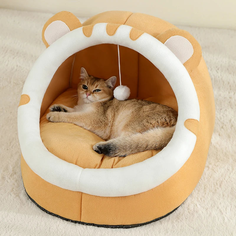 Cozy Cat Cave Bed for Pets