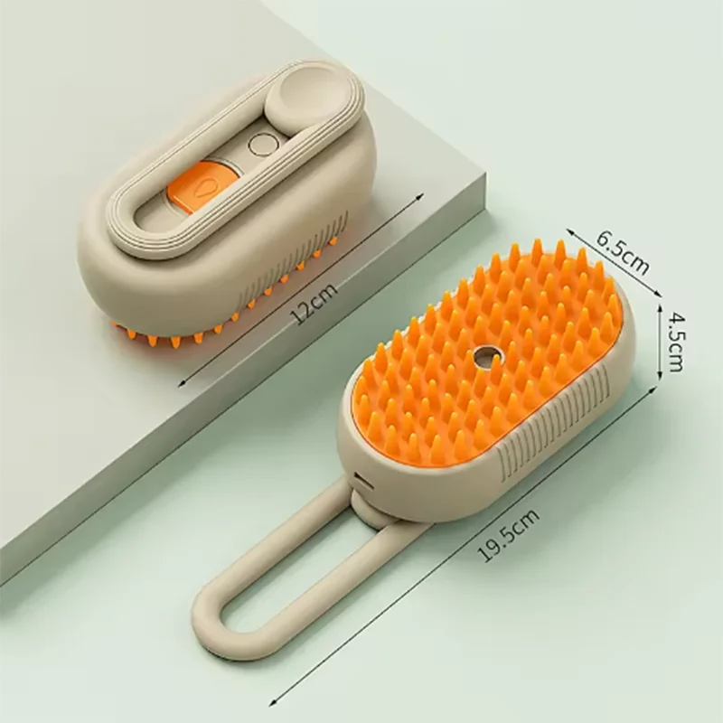 Steam Spray Rotating Pet Massage Brush