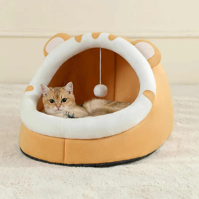 Cozy Cat Cave Bed for Pets