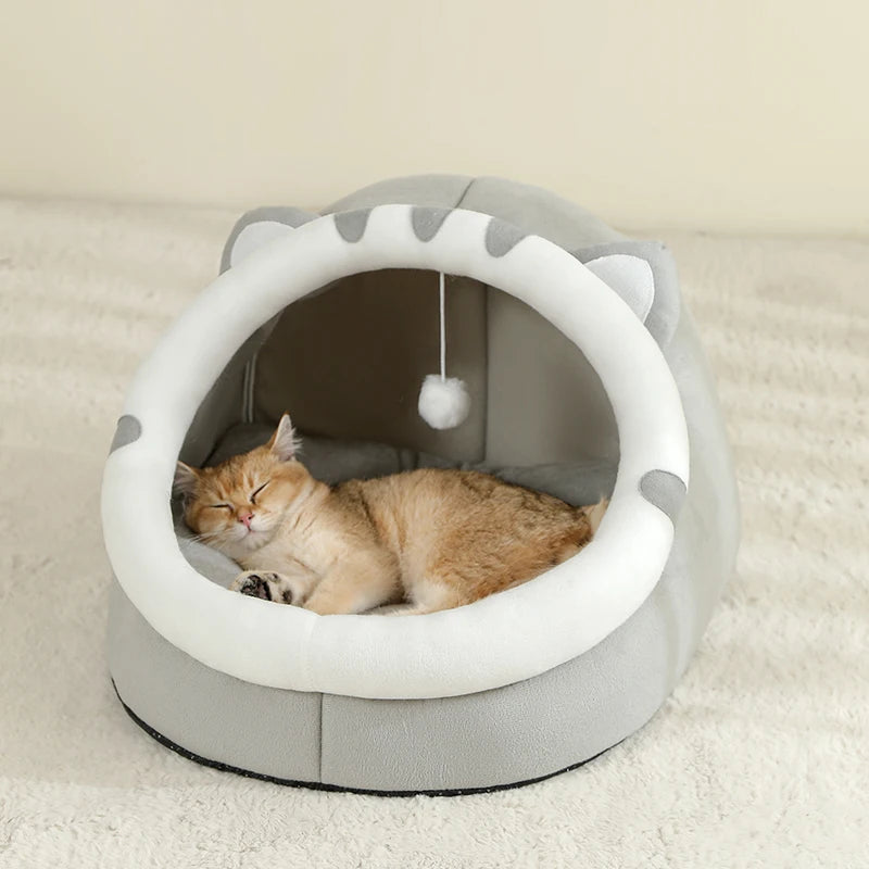 Cozy Cat Cave Bed for Pets
