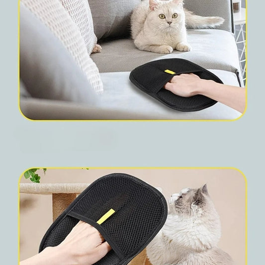 Portable Pet Hair Remover Cleaning Gloves