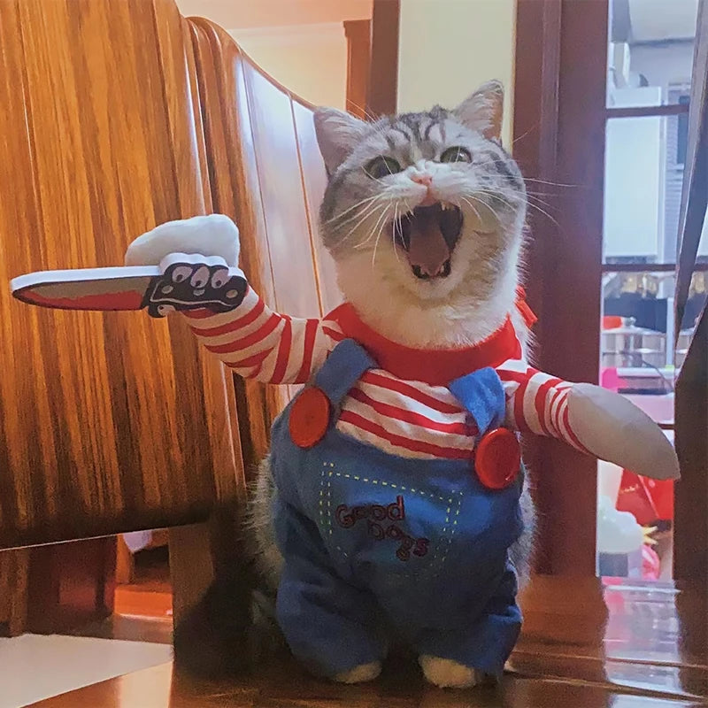 Funny Halloween Cosplay Outfit for Pets