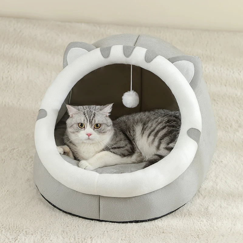 Cozy Cat Cave Bed for Pets