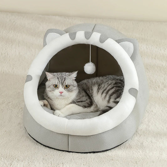 Cozy Cat Cave Bed for Pets